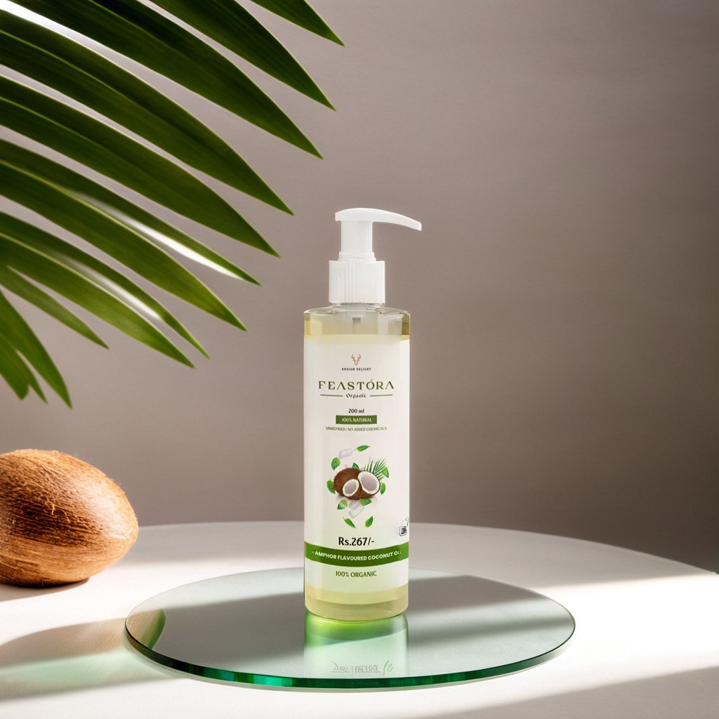 Feastora coconut oil benefits for hair and skin